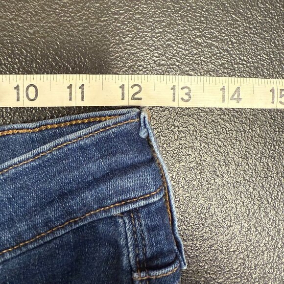 Madewell Womens 9” Mid-Rise Skinny Jeans Size 26 Dark Wash Denim Style L9933 - Picture 3 of 10